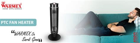Warmex Zeal PTC Tower Heater for Home|Fast Heating with 2 Heat Setting ...