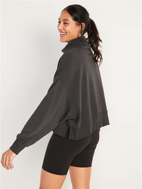 Oversized Mock-Neck Sweatshirt for Women | Old Navy