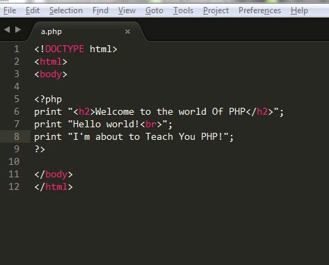 Image result for PHP Print HTML