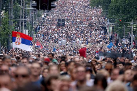 'Vucic out': Serbian protesters keep heat on government - The Fiji Times