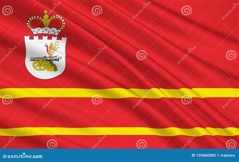 Flag of Smolensk Oblast, Russian Federation Stock Illustration ...