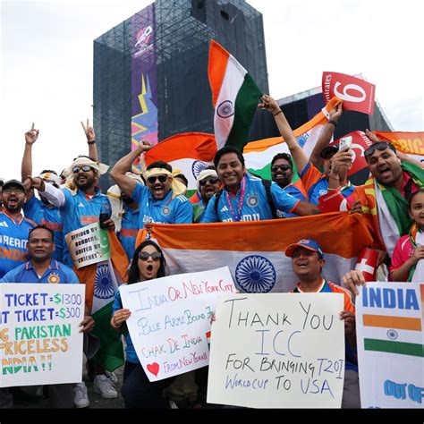 T20 World Cup: India, Pakistan fans light up New York