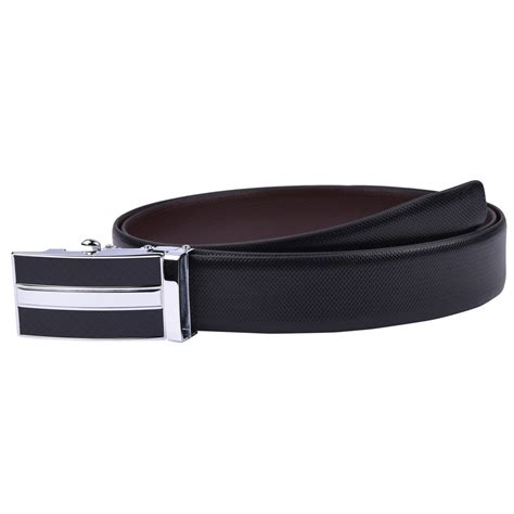 Buy B&W Men's Premium Reversible Belt- 35MM - Auto Lock buckle at Amazon.in