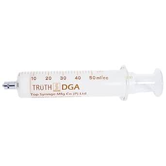 50ml Truth DGA Glass Syringes For Transformer Oil Sampling (Pack of 1 ...