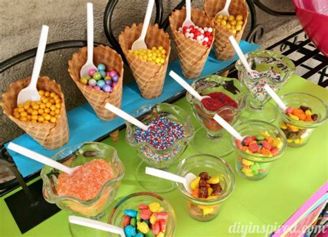 Ice cream bar | Ice cream birthday party theme, Ice cream birthday ...