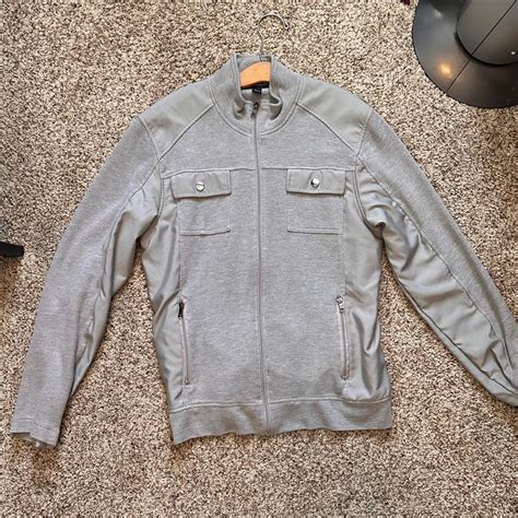 INC International Concepts Men's Grey Jacket | Depop