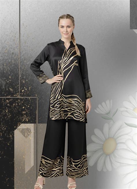 Jisha Kaftan Modern Co Ord Set Vol 4 Japan Satin Western Collection