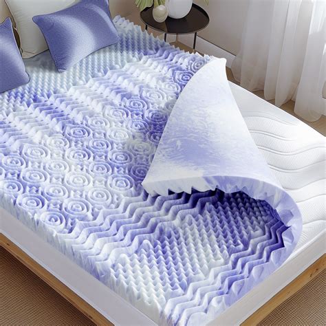 Alwyn Home Stankiewicz 3'' 7-Zone Mattress Topper Queen Memory Foam ...