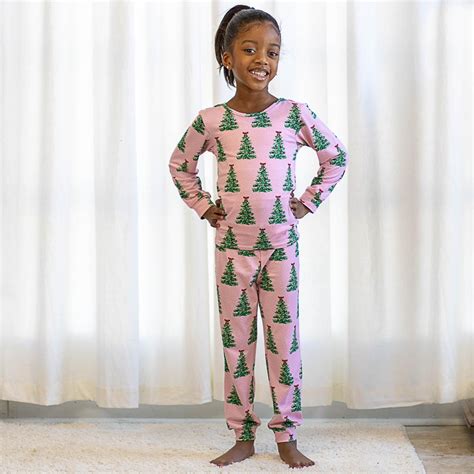 Kid's Noelle Tree Sleeve Pajamas| The Royal Standard