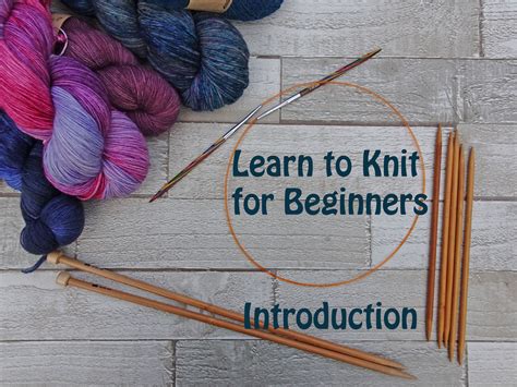 Image result for Learn to Knit Tutorial
