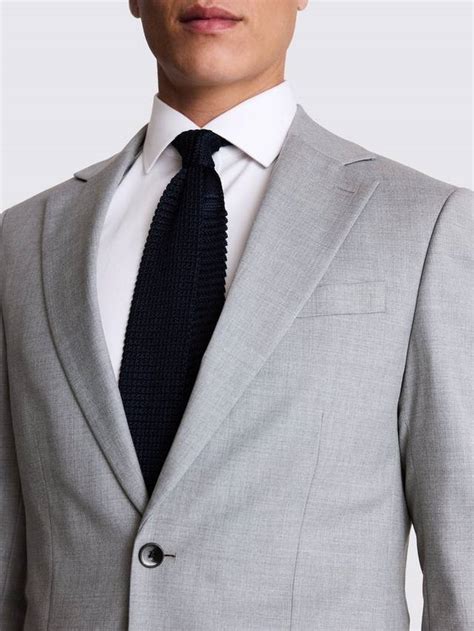 Moss Tailored Fit Stretch Suit Jacket, Grey