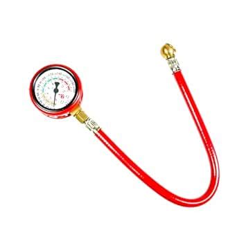 ULTRAFIX Analog Tire Pressure Gauge | With Rubber Hose with Grip, Tyre ...