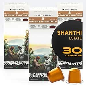 Space Coffee Pods Shanthi Estate Pack of 30 | NespressoCompatible ...