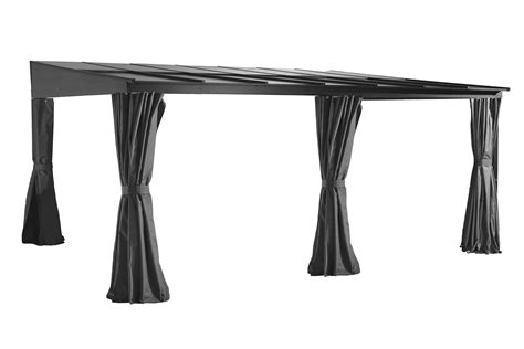 Sojag Pompano 12 ft. x 16 ft. Wall Gazebo - Backyard Paradise HQ