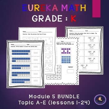 Image result for Eureka Math Grade K Module 1 Lesson 1