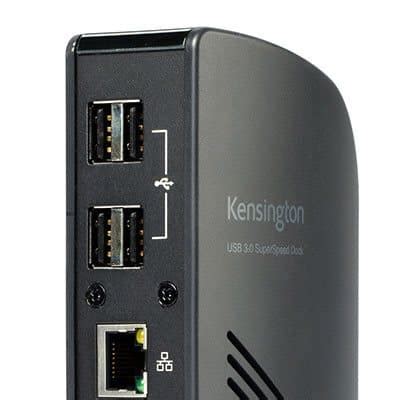 Kensington USB 3.0 Docking Station- 2HD Video Port