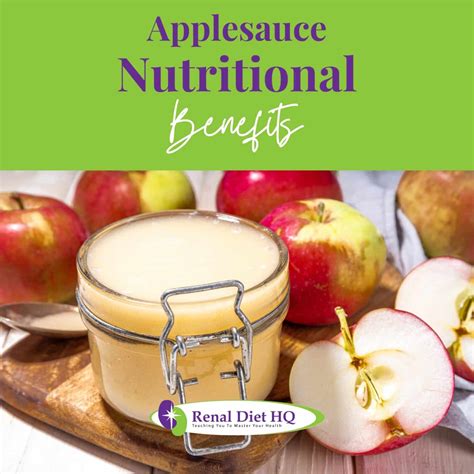 Is Applesauce Good For Kidneys? - Renal Diet HQ