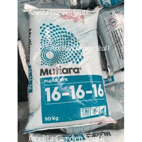 Jual Pupuk NPK 16-16-16 Mutiara repack 1Kg Bunga Tanaman - Kota ...