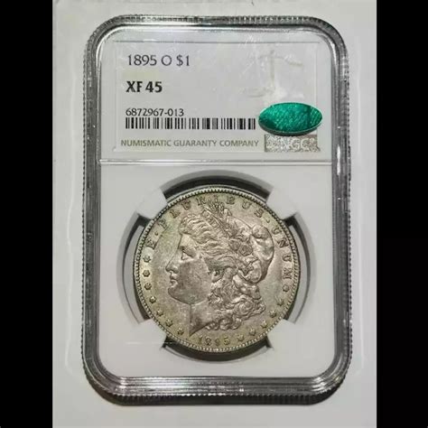 1895-O Morgan Silver Dollar NGC XF-45 Low CAC Population! CAC - Bob ...