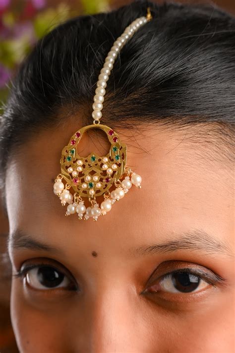 Chand Purani Dilli Maang Tikka(Gold Plated) – Totapari