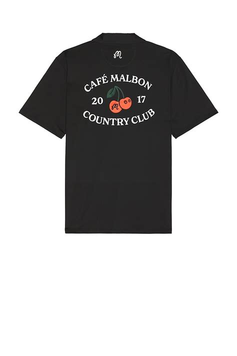 Malbon Golf x REVOLVE Cafe Du Malbon Polo in Black | REVOLVE