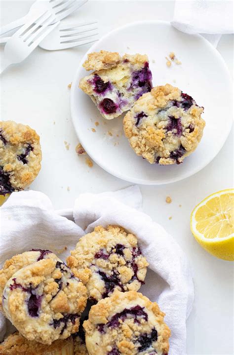 Blueberry Lemon Muffins - i am baker