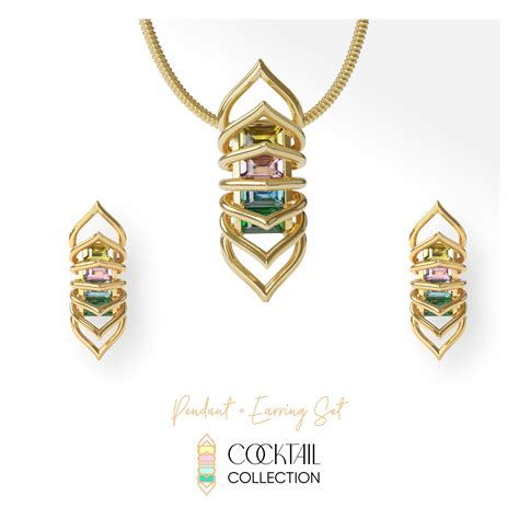 Cocktail Jewelry | Multi Color Crystal Jewelry | GIVA Pendants ...