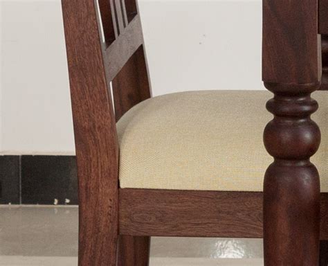 Buy Calgary Solid Wood Four Seater Dining Set Online on Furniselan