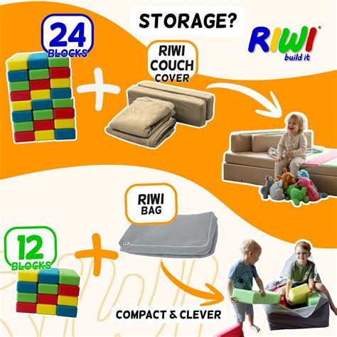 RIWI® XXL Building Blocks! – Endless Play, Big Creativity, Safe for Your Home! – RIWI Buildit US