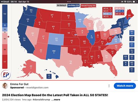 Polling Map Today 的图像结果