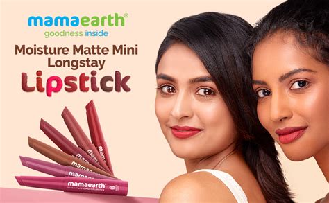 Buy Mamaearth Moisture Matte Longstay Mini Lipstick with Avocado Oil ...