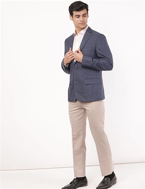 Buy Checked Lapel Collar Blazer at Marks & Spencer
