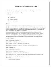 Image result for 4 Bit Comparator Design