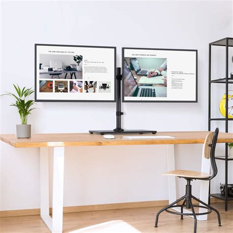 Buy ErGear Dual Monitor Stand for 13"- 32"/12KG Screen Solid Tempered ...