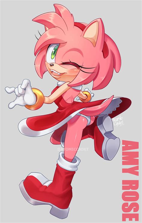 Amy Rose by atomiccadet on DeviantArt