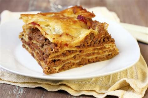 Recette   Lasagne bolognaise   750g