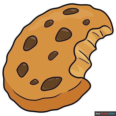 How to Draw a Cartoon Cookie - Really Easy Drawing Tutorial en 2024 ...