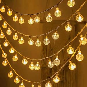 ziup 14 LEDs 4 m White Steady Ball Rice Lights Price in India - Buy ...