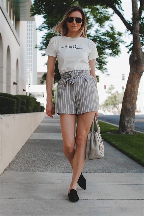 Paper Bag Shorts Look | Fashion - Tea Cups & Tulips