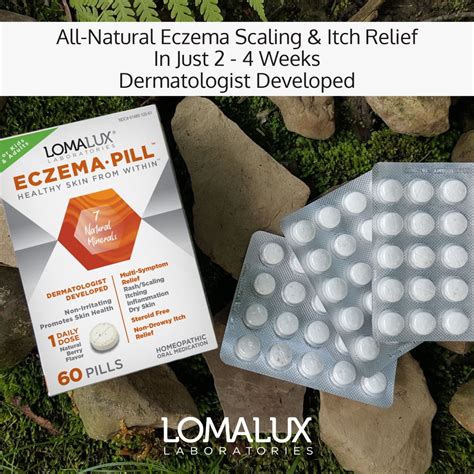 Buy Loma Lux Eczema Pill - Dermatologist Developed Eczema Scaling ...