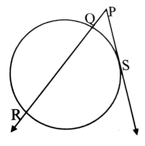 [Marathi] In the adjoining figure ,seg PS is a tangent segment. Line