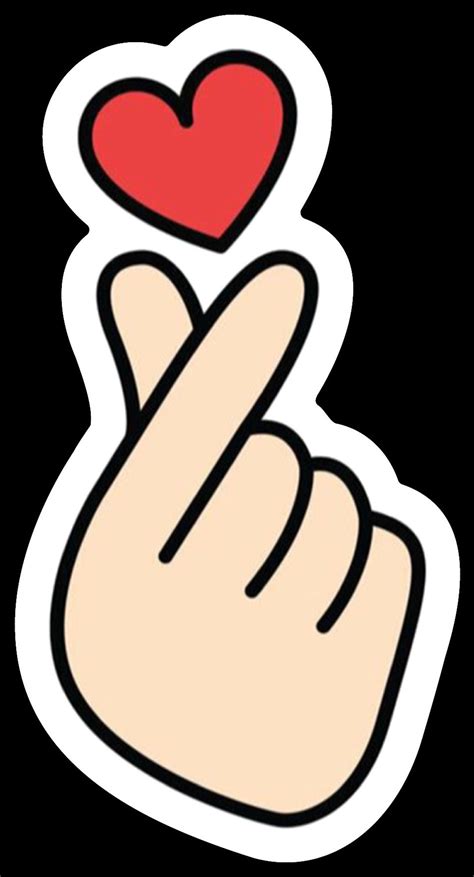 Korean Finger Heart Magnet - Etsy