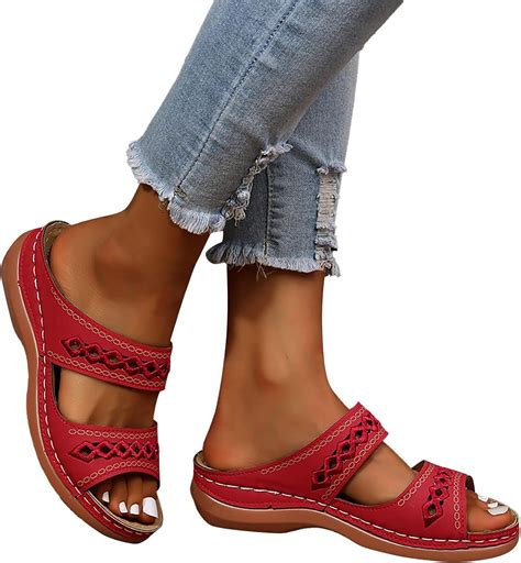 Amazon.com | Sandals Women Dressy Summer Women's Orthopedic Open Toe ...