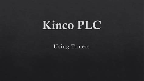 Kinco Timer Tutorial 的图像结果