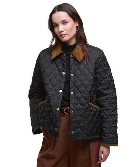 Women's Barbour Icons Cropped Liddesdale Quilted Jacket