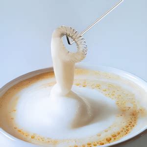Electric Milk Frother with Handheld Whisk Beater Foam Maker for ...
