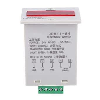 JDM11 6H Electronic Counter 6 Digits LED Digital Display Counter with ...
