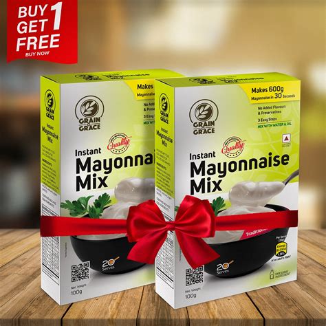 Mayonnaise Mix Powder (100g) – Buy 1 Get 1 Free – Grain N Grace