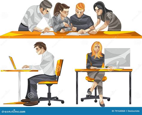 Business Cartoon People Working 的图像结果