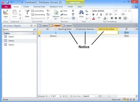 Image result for How to Create Database On MS Access
